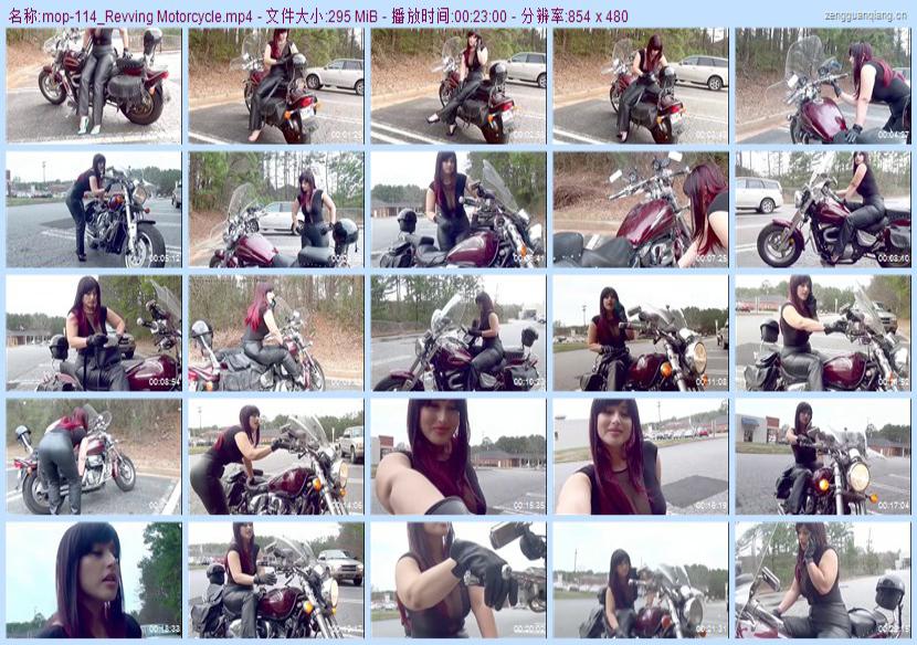 mop-114_Revving Motorcycle